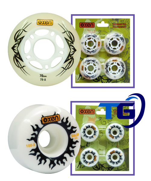 RUEDAS PARA PATINES Y ROLLER.