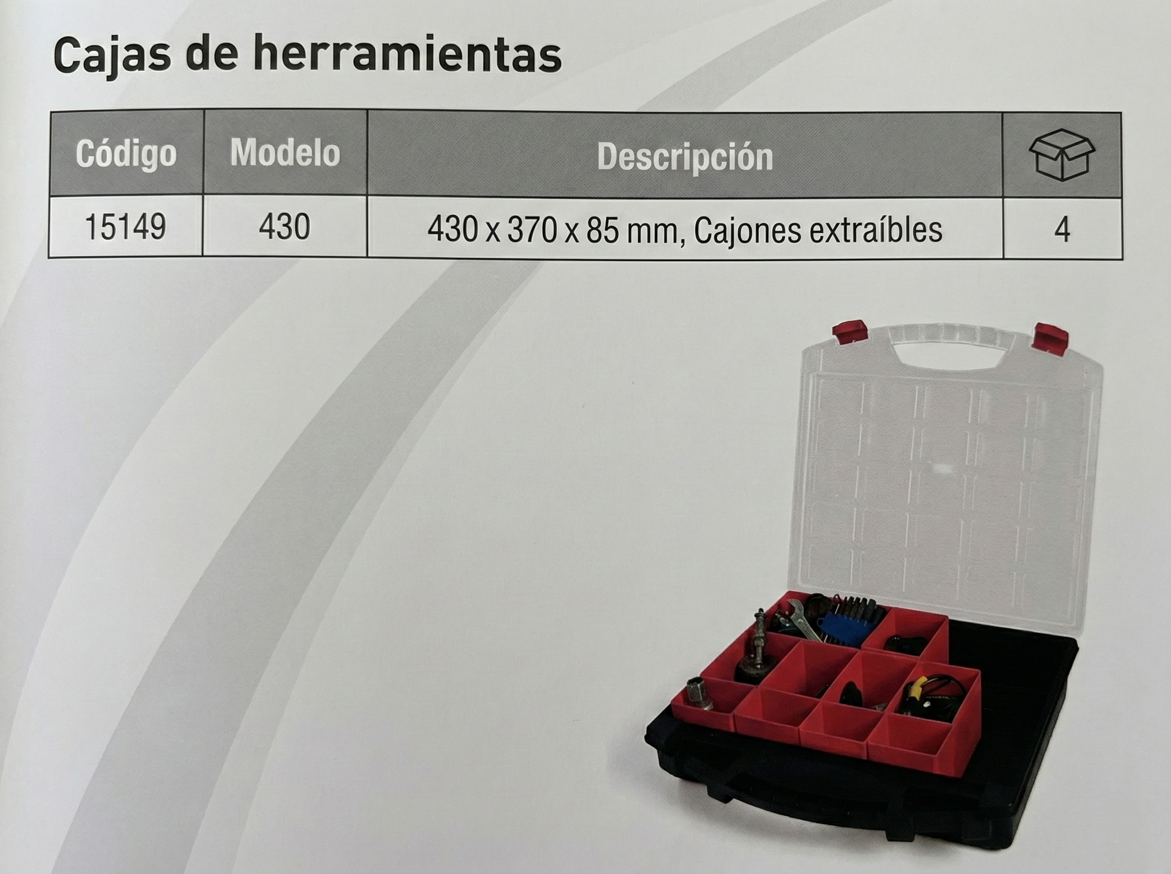 Ficha técnica Caja 430
