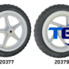 RUEDA PARA KARTING - INFANTILES PVC Y CHAPA Y GOMA .